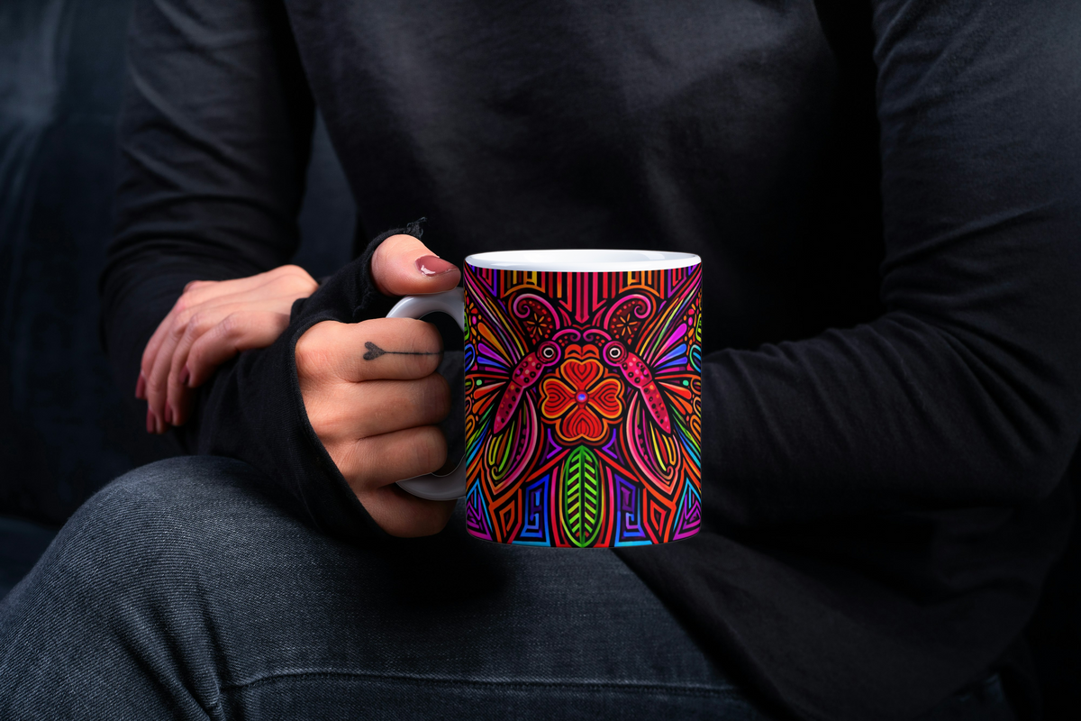 Taza - Mola de mariposas